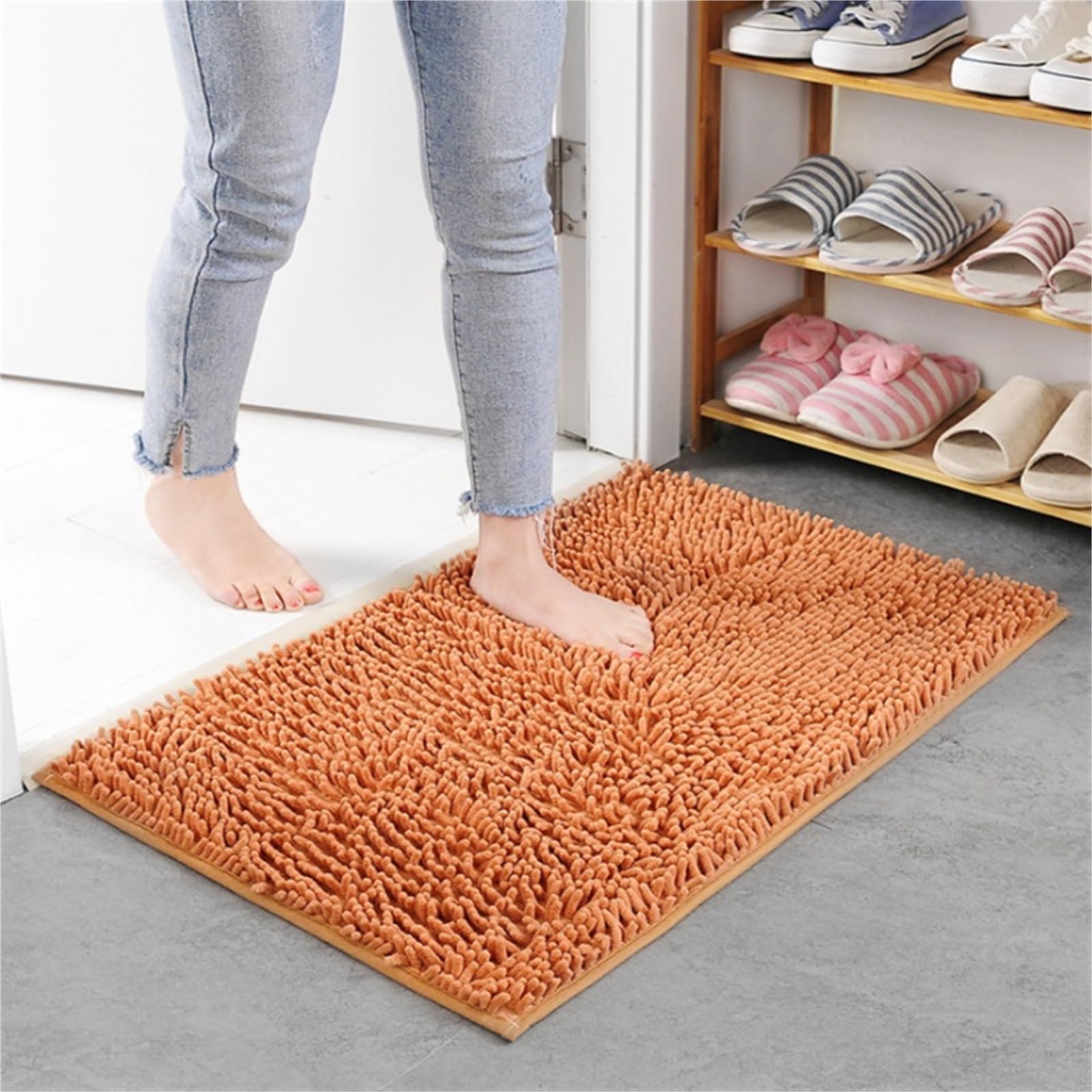 Tappeto Ingresso Zerbini Tappetino da Bagno Tappetino D'ingresso Tappetini Per Interni Per Porta D'ingresso Zerbino Per Carichi Pesanti Tappetino Antiscivolo Per Bagno Zerbino Ingresso ( Color : 9 , S
