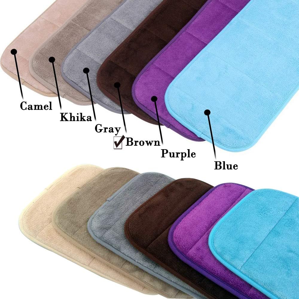 AUHOKY 2 Sets Ergonomic Computer Wrist Pad - Long & Short Size Combination Keyboard Rest Elbow Support Mat for Office, Desktop, Working, Gaming - Memory Foam Relieve Elbow Pain (Brown) - Image 7