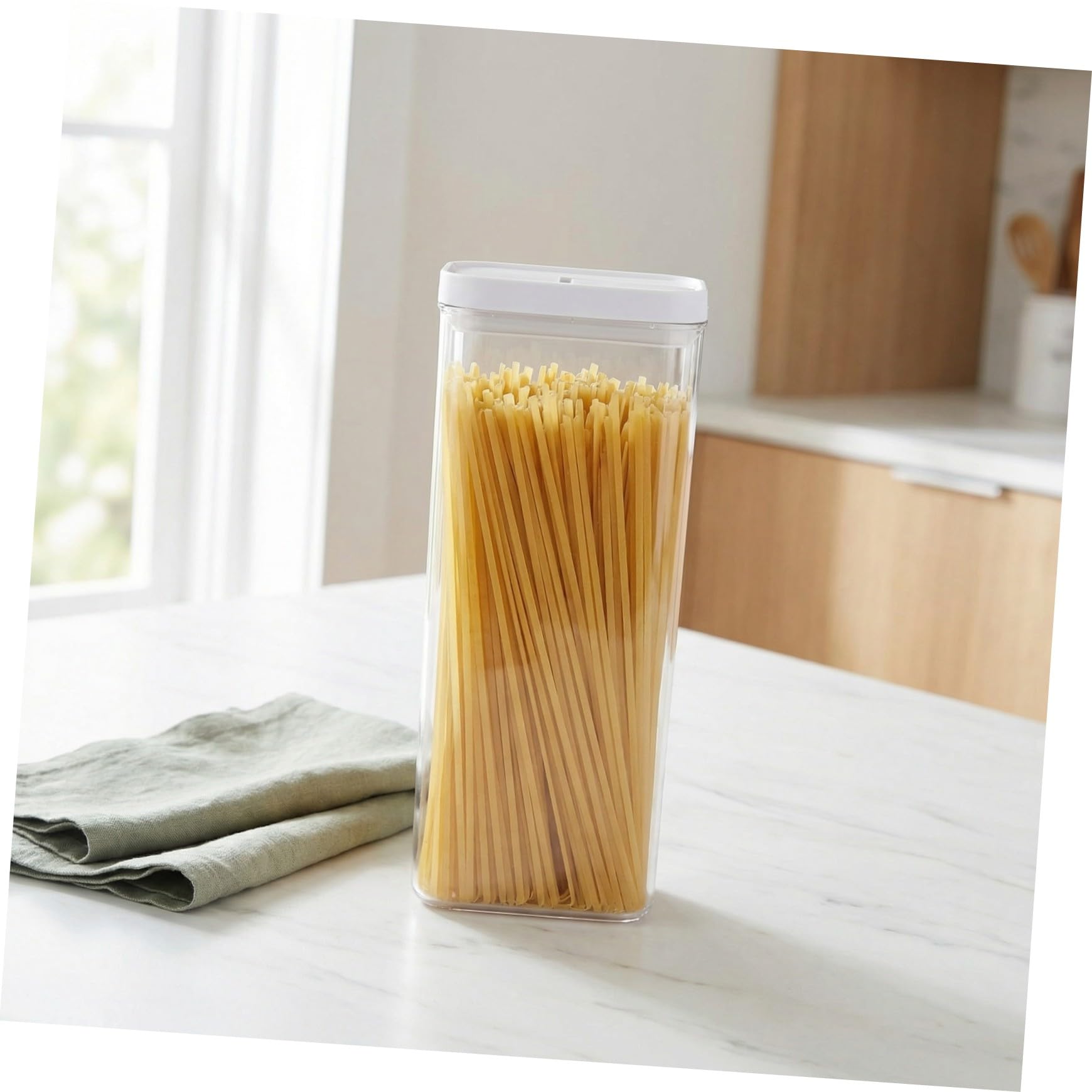 Alipis 3 Botes De Despensa Sellados Para Pasta Caja De Almacenamiento De Alimentos Para El Hogar Y La Cocina.