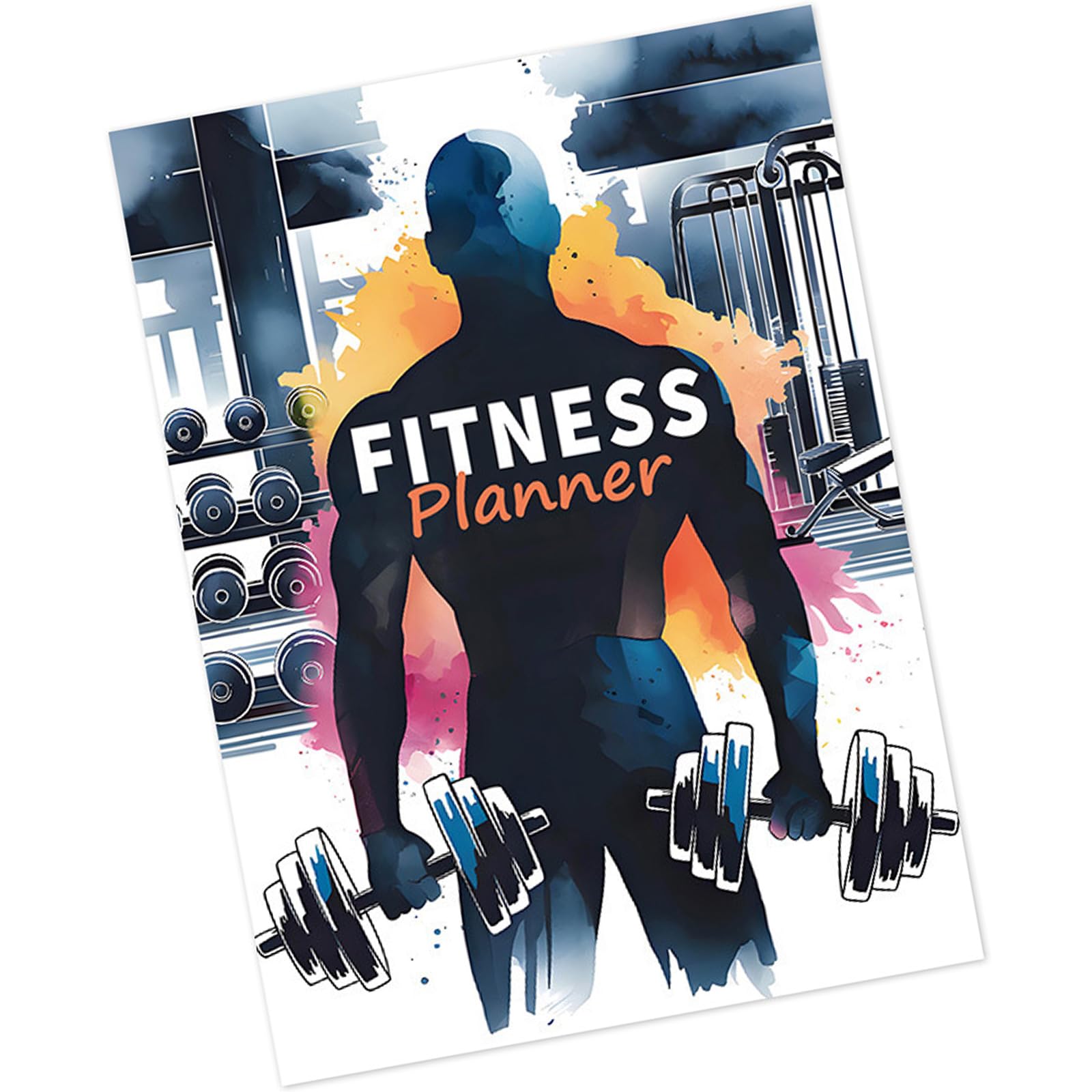 Xinsheinelry Personalizeds Weekly Fitness Planner with Customizable Workout Templates for Home Gyms and Outdoor Activity Customizable Exercise Logbooks