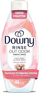 Rinse Laundry Odor Remover, Spring Breeze Scent, 48 FL OZ, Fabric Softener and Laundry Odor Removal Rinse
