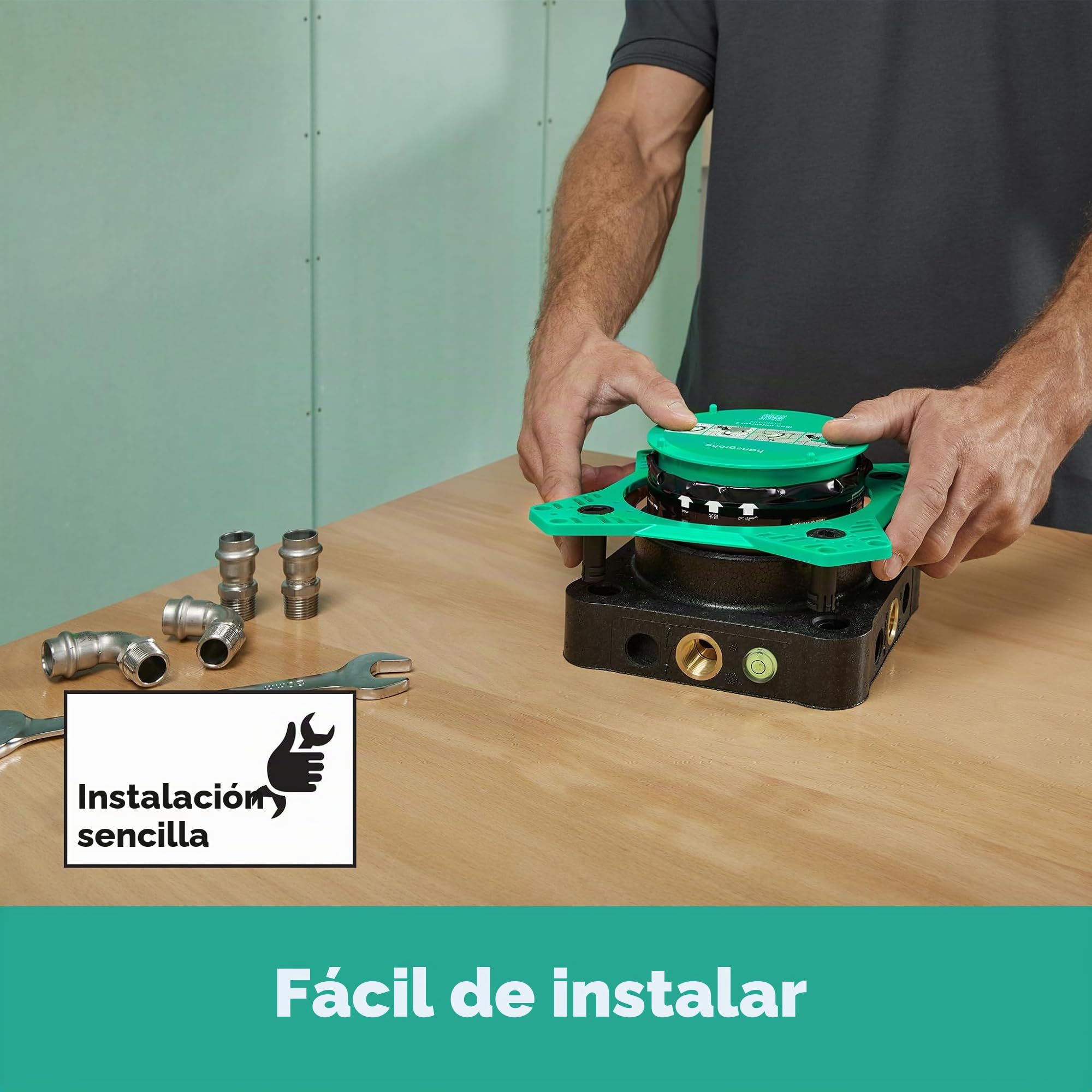 hansgrohe iBox universal 2, set báscio para todas las nuevas instalaciones empotradas de ducha, bañera y termostato de hansgrohe (desde 2023)
