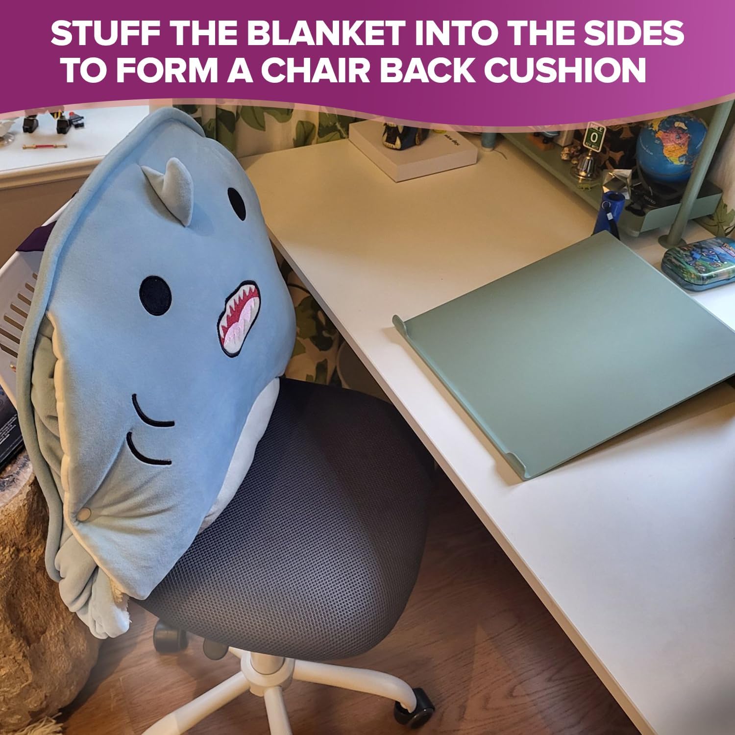 Couch and Chair Blanket by Snuggleback Kids with Cute Animal Shapes for Boys and Girls, Sherpa Fleece Wings, Adjustable Straps and Snaps for Children (Pink Pony)