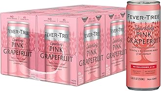 Sparkling Pink Grapefruit – Premium Soda Mixer for Cocktails and Mocktails, 8.45 fl oz Cans, Pack of 24 – Naturally Sourced, Non-GMO