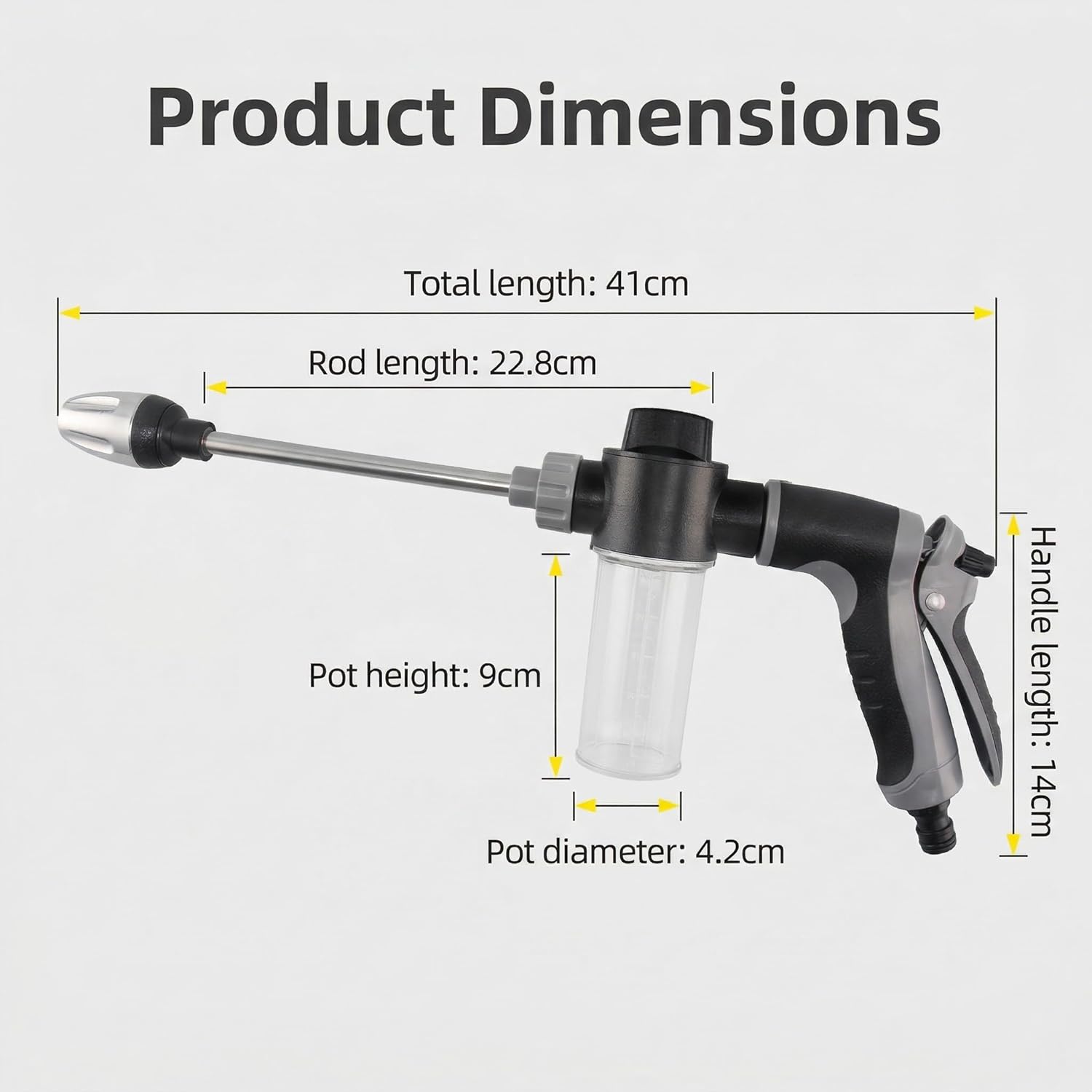 Pressure Washer, 15x More Powerful Than Hoses, 2026 Upgraded High Power Electric Cleaner with 360° Rotating Portable Outdoor Cleaning Tool (B)