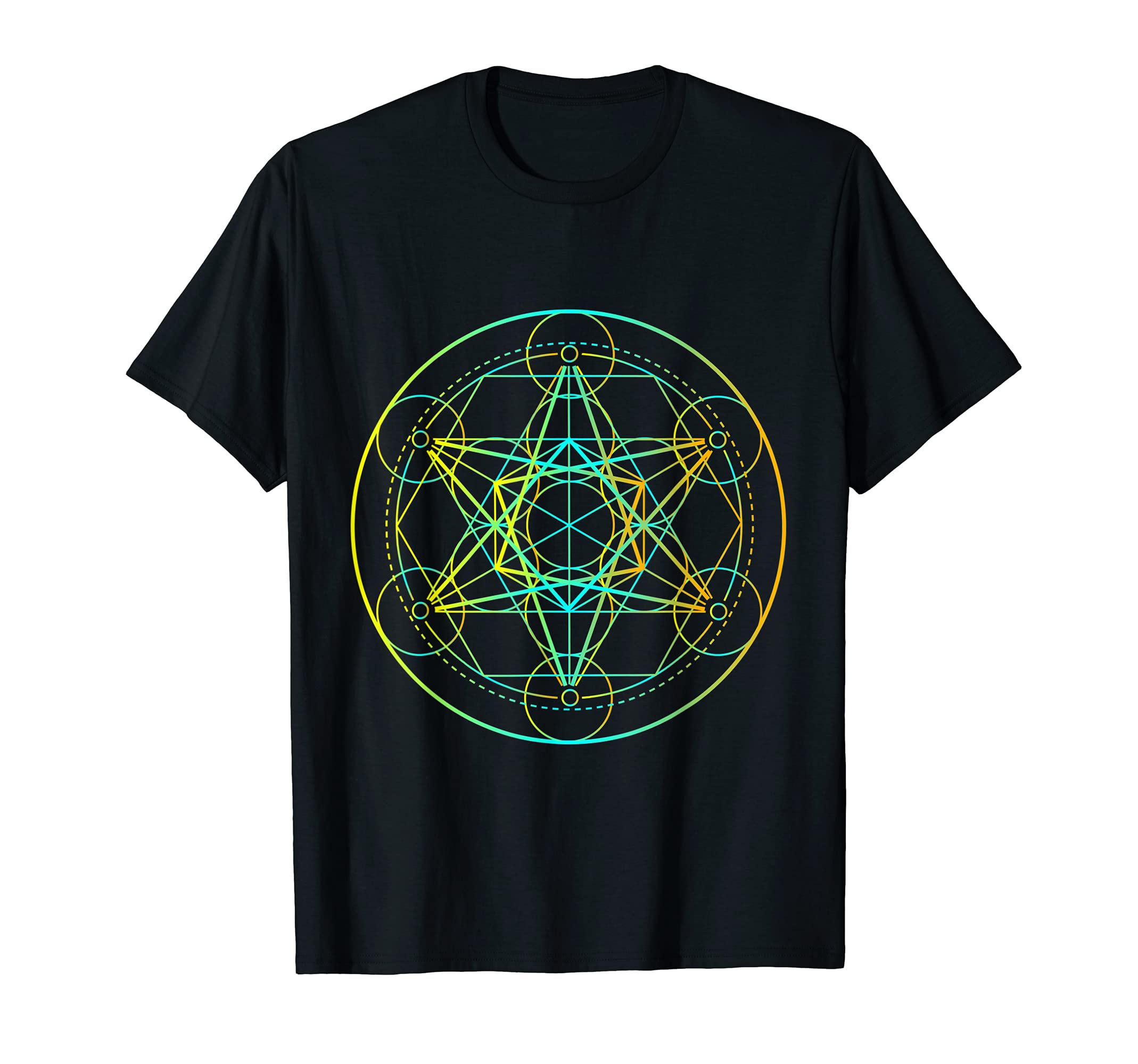 Heilige Geometrie Geschenk MandalaSacred Geometry Mandala Gift Yoga Teacher T-Shirt