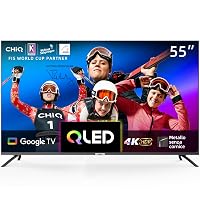 CHiQ Smart TV QLED 55 pollici 4K, Ampio spettro cromatico UHD con HDR