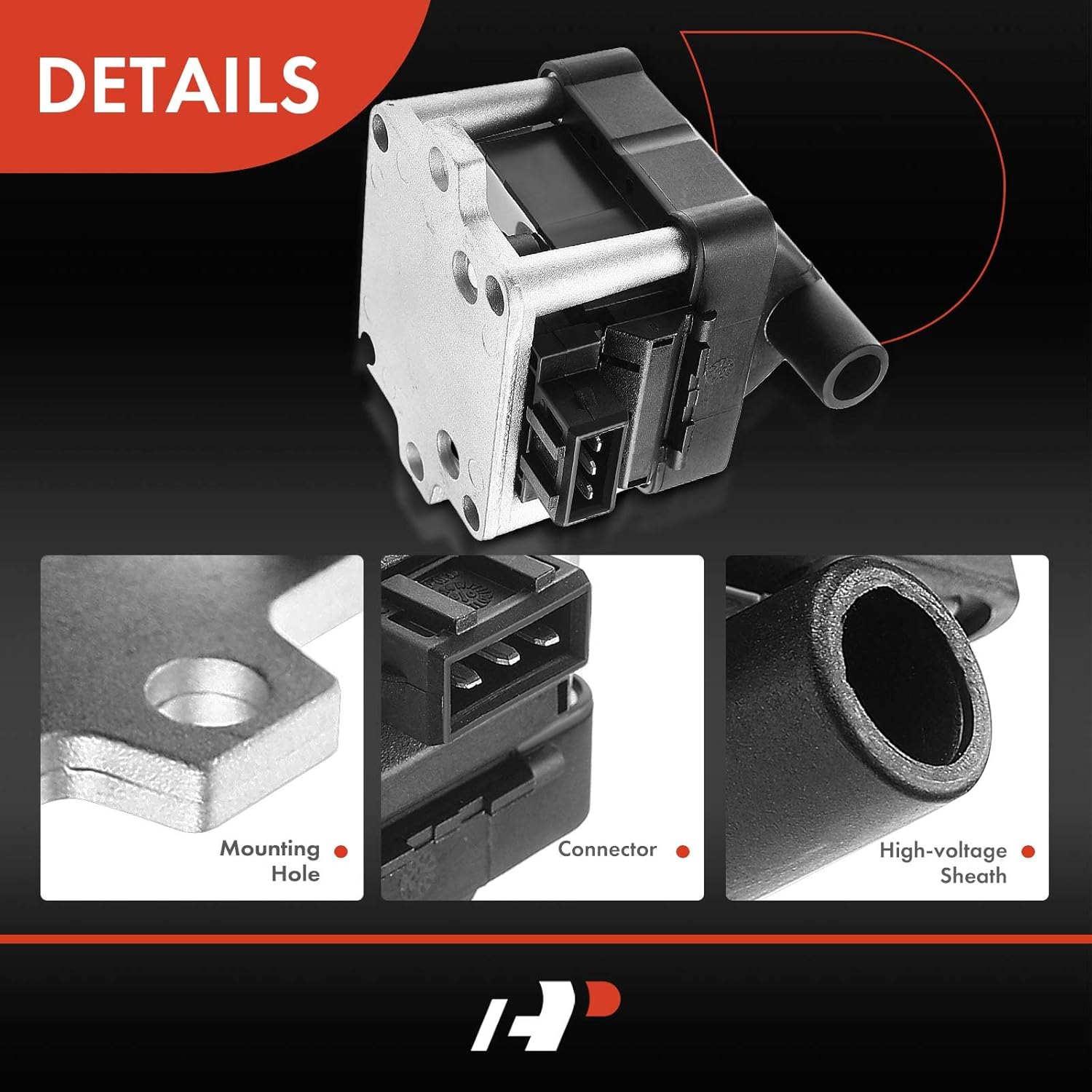 A-Premium Engine Ignition Coil Pack Compatible with Seat Cordoba Volkswagen Cabrio Combi Derby EuroVan Golf Jetta Panel Passat Van