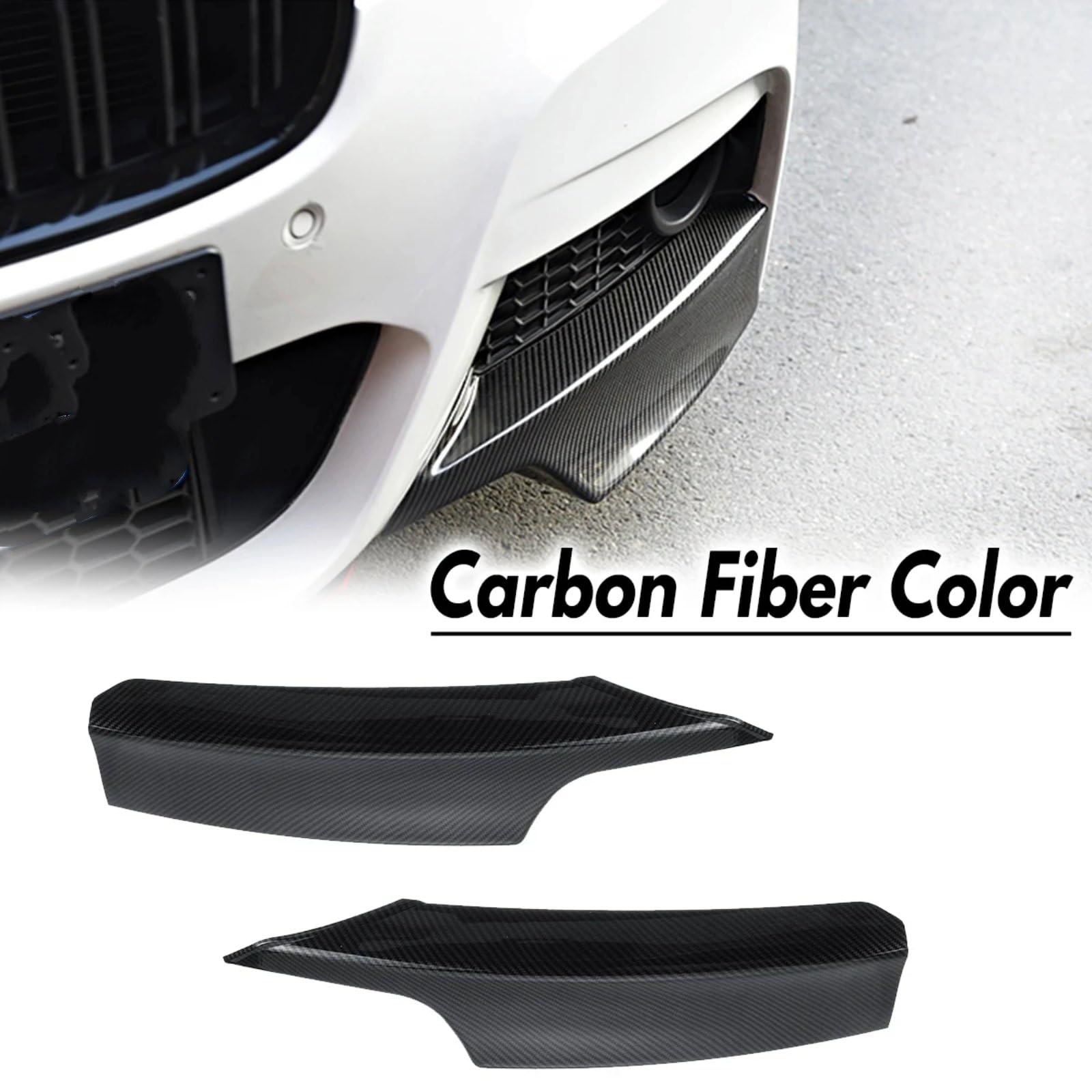 EXTRWORY Lot De 2 Rabats De Pare-chocs Avant Pour BMW Série 3 E90 E91