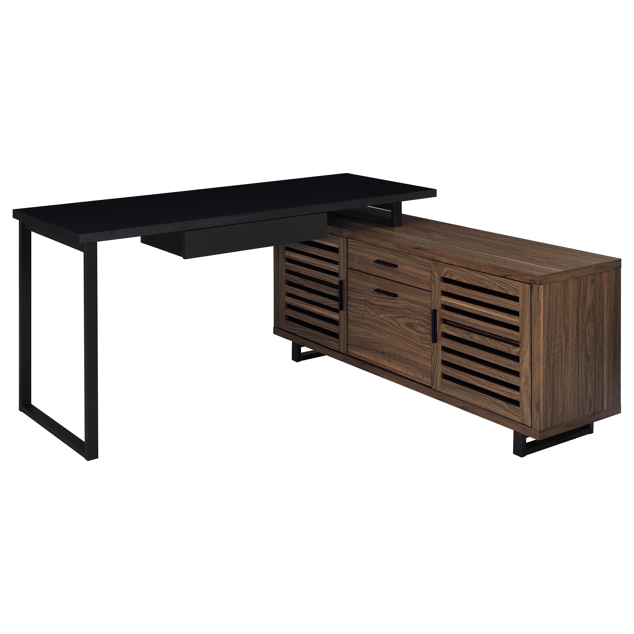 Amazon.com: Coaster Maddox 60-Inch L-Shaped 3-Drawer Desk with
