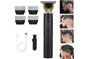 Professional Hair Trimmer Cordless Zero Gapped T-Blade Trimmer for Men