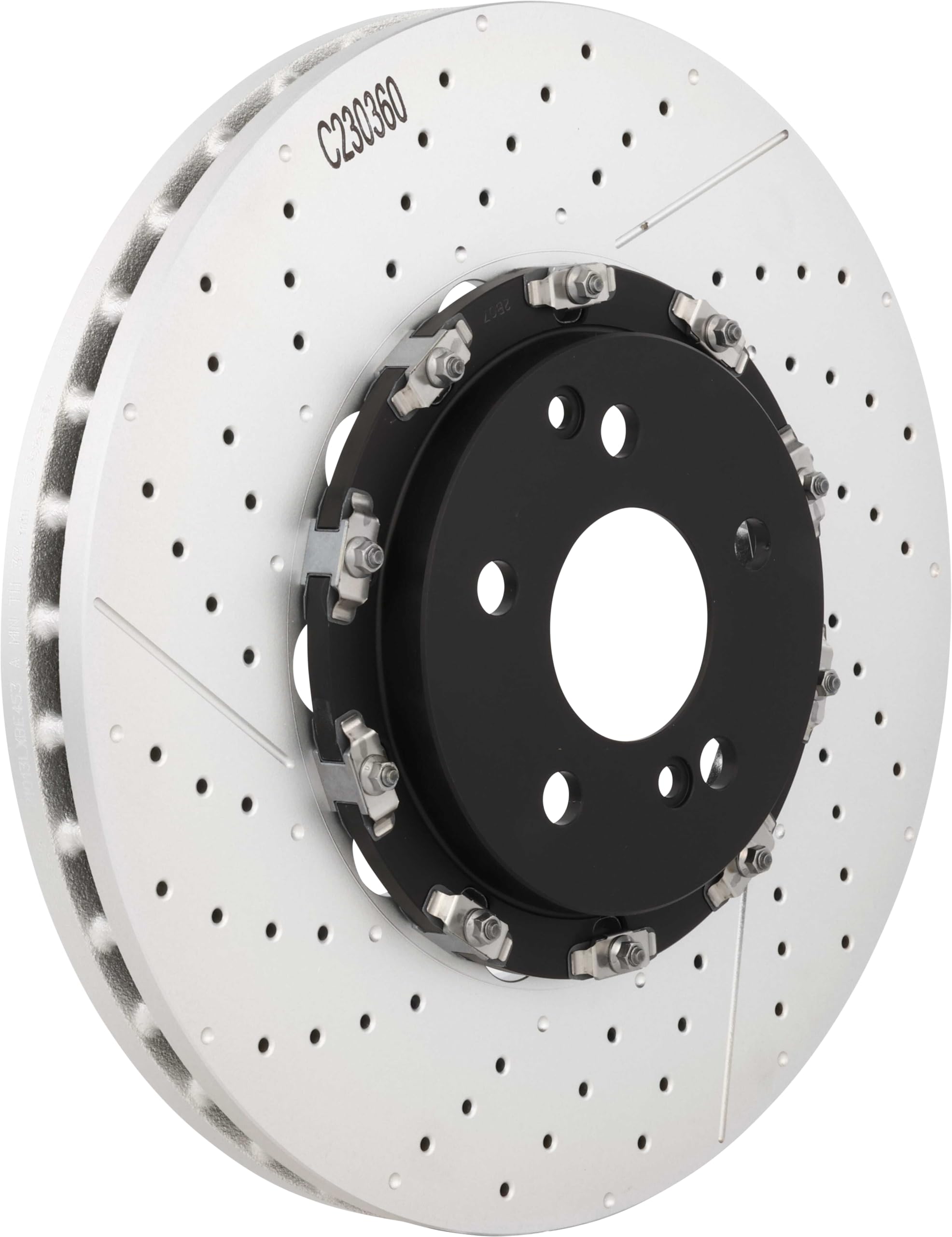 Amazon.com: Brembo 09.9764.23 Floating two piece UV Coated vented 