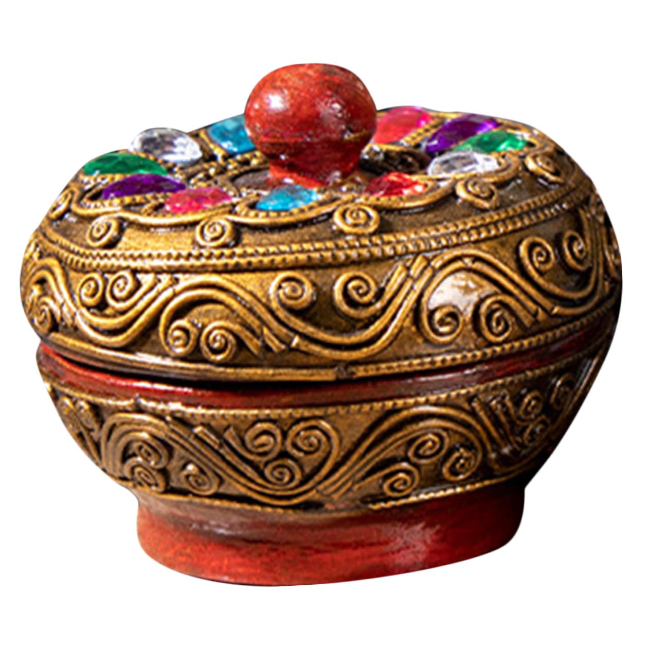 Boîte à Bijoux Vintage en Bois HANABASS, le Cadeau Idéal pour Coiffeuse