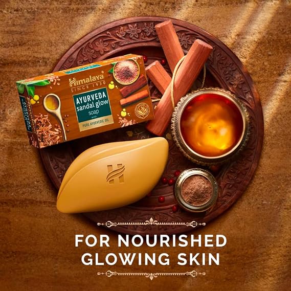 Himalaya AYURBEDA sandal glow soap 10.6 oz 300 g 75 x 4