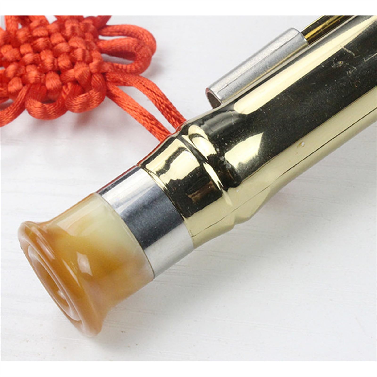 Vergulde Kleur Kalebas Fluit Muziekinstrument C Sleutel/B Platte Volwassen Beginner Anti-val En Duurzame Kalebas Fluit Professionele Hulusi (Color : BB key