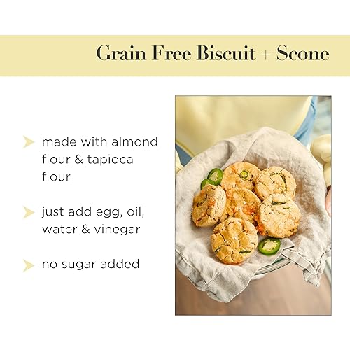 Miniatura 5 de Stellar Eats Mezcla para hornear galletas y bollos sin granos  Sin gluten, sin lácteos, a base de plantas, apta para paleo  Sabor mantecoso y