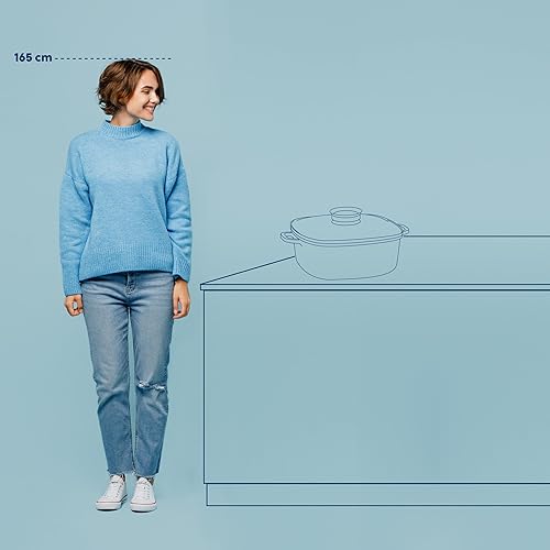 Miniatura 5 de Kela Sartenes, Aluminio, Negro, 11.0 x 11.0 x 4.3 in