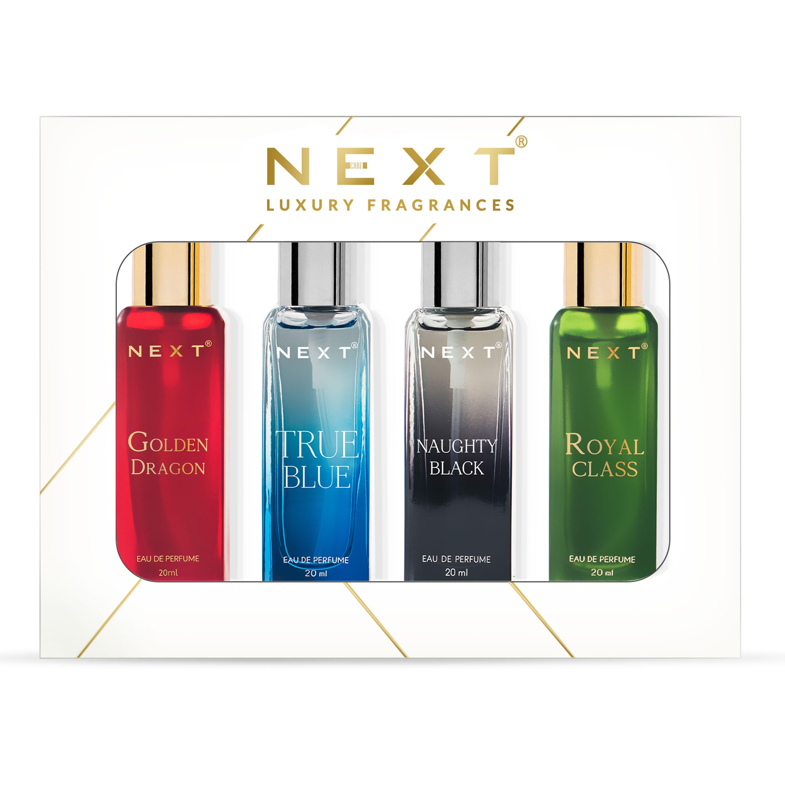 NEXT CARE Discovery Luxury Liquid Perfume Gift Set 4 X 20Ml For Men & Women | Woody,Citrusy Long Lasting Fragrance Scent-picture-34