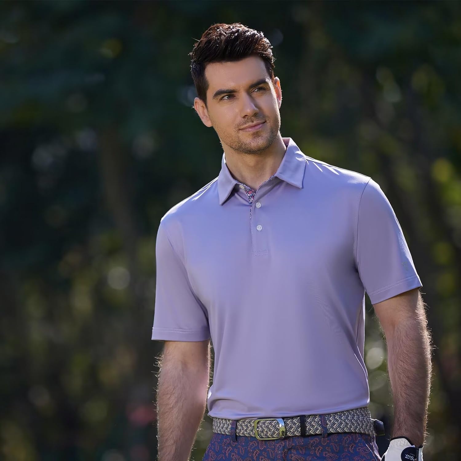 Mens Polo Shirts Short and Long Sleeve Casual Solid Stylish Dry Fit Performance Designed Collared Golf Polo Shirts for Men - Image 3