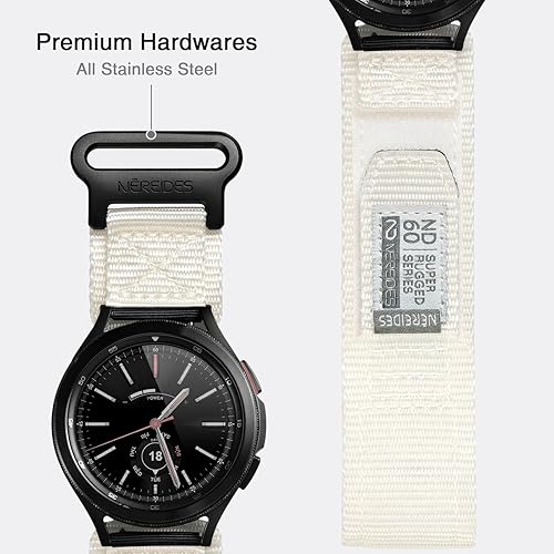 Vista 32 de Nereides Correa compatible con Samsung Galaxy Watch 7 6 5 4 de 1.575 pulgadas, 1.732 pulgadas, Watch 6 4 Classic/Galaxy Watch 5 Pro/Galaxy Watch