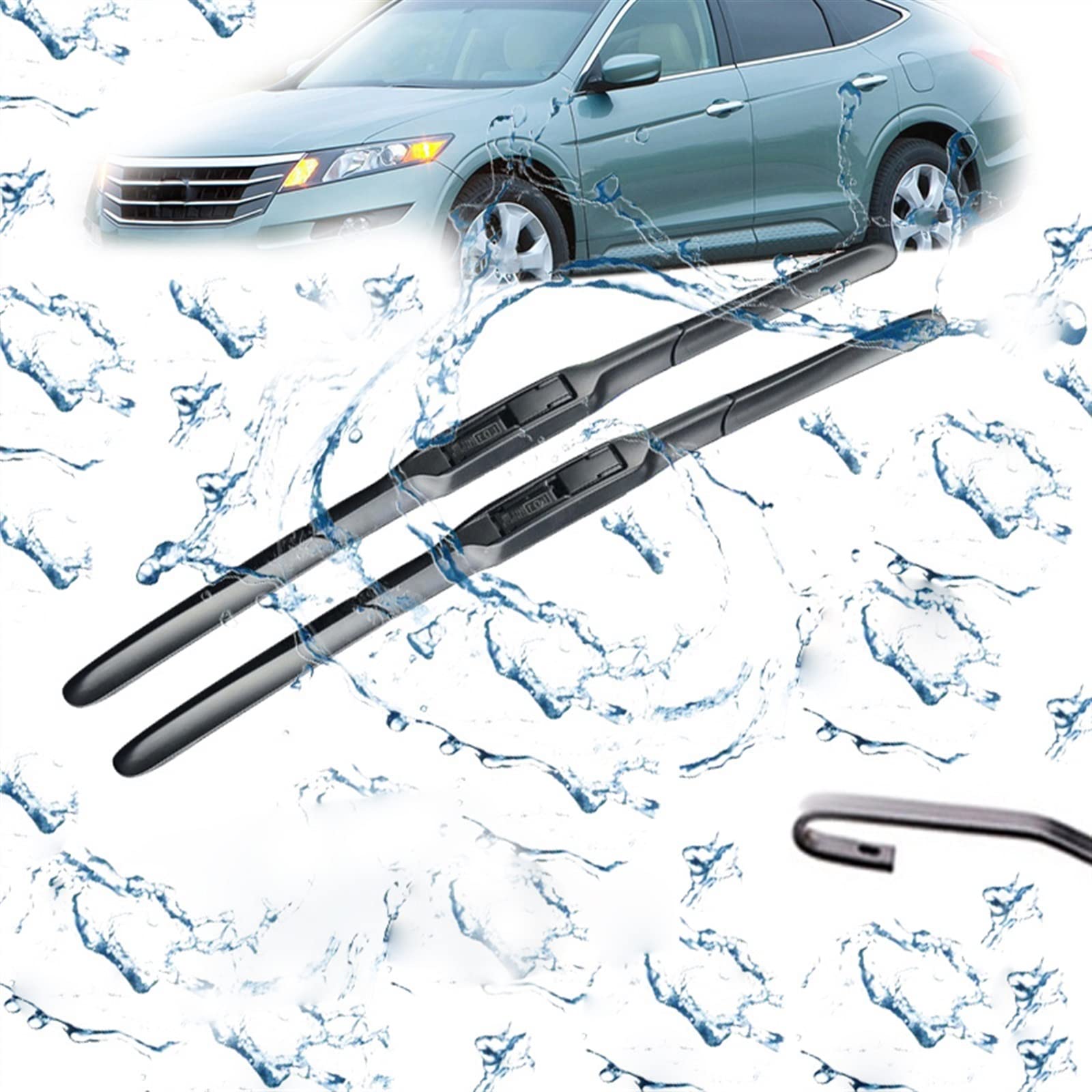 Balais d'essuie-glace Honda Crosstour sans traces essuyage silencieux 26 19
