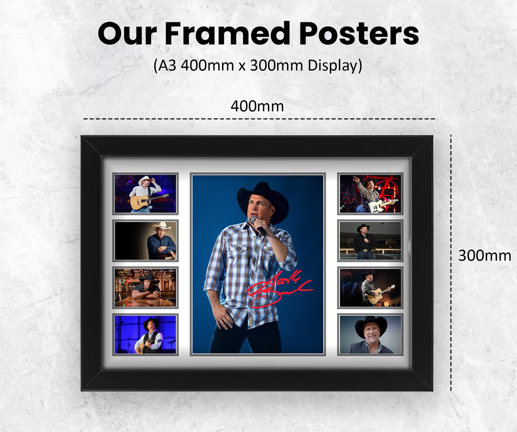 AllStarMedia Garth Brooks Signed Poster Print- Limited Edition Autograph Fan Gift - Collectible Memorabilia Merchandise Music Icon - Image 3