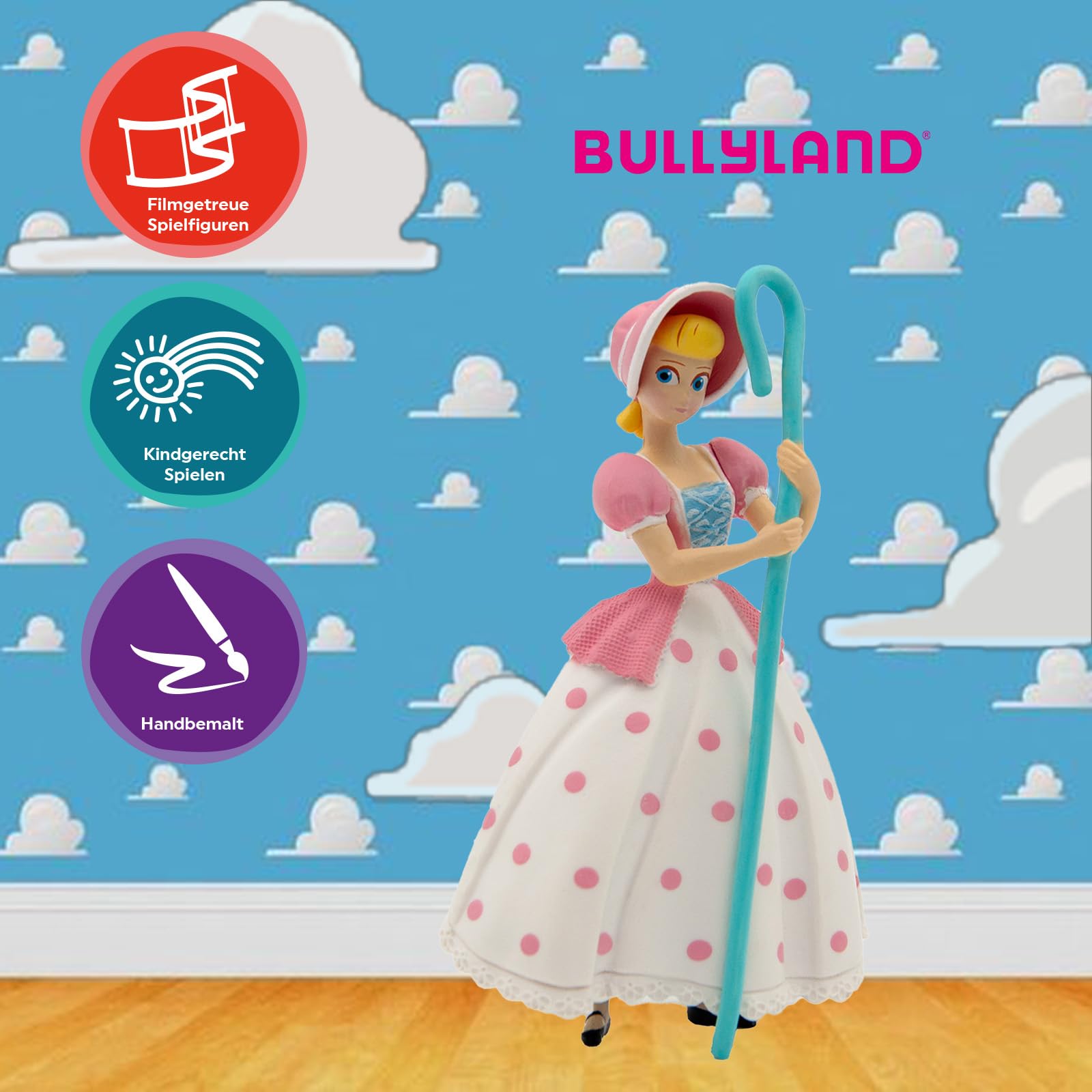 Bullyland 12778 - Figurka do zabawy porcelanowa z Disney Pixar Toy Story, ok. 10,5 cm, wierna w szczegóły, idealna jako mały prezent dla dzieci od 3 lat