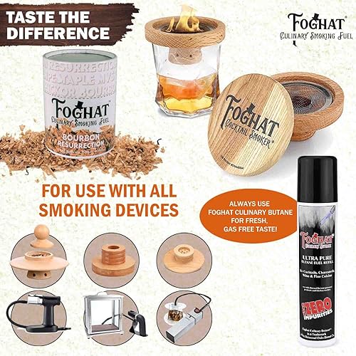 Vista 118 de Virutas de madera – Virutas de roble de vino caliente de 4 onzas para ahumador, whisky y bebida, chips de madera natural y culinaria para ahumadores