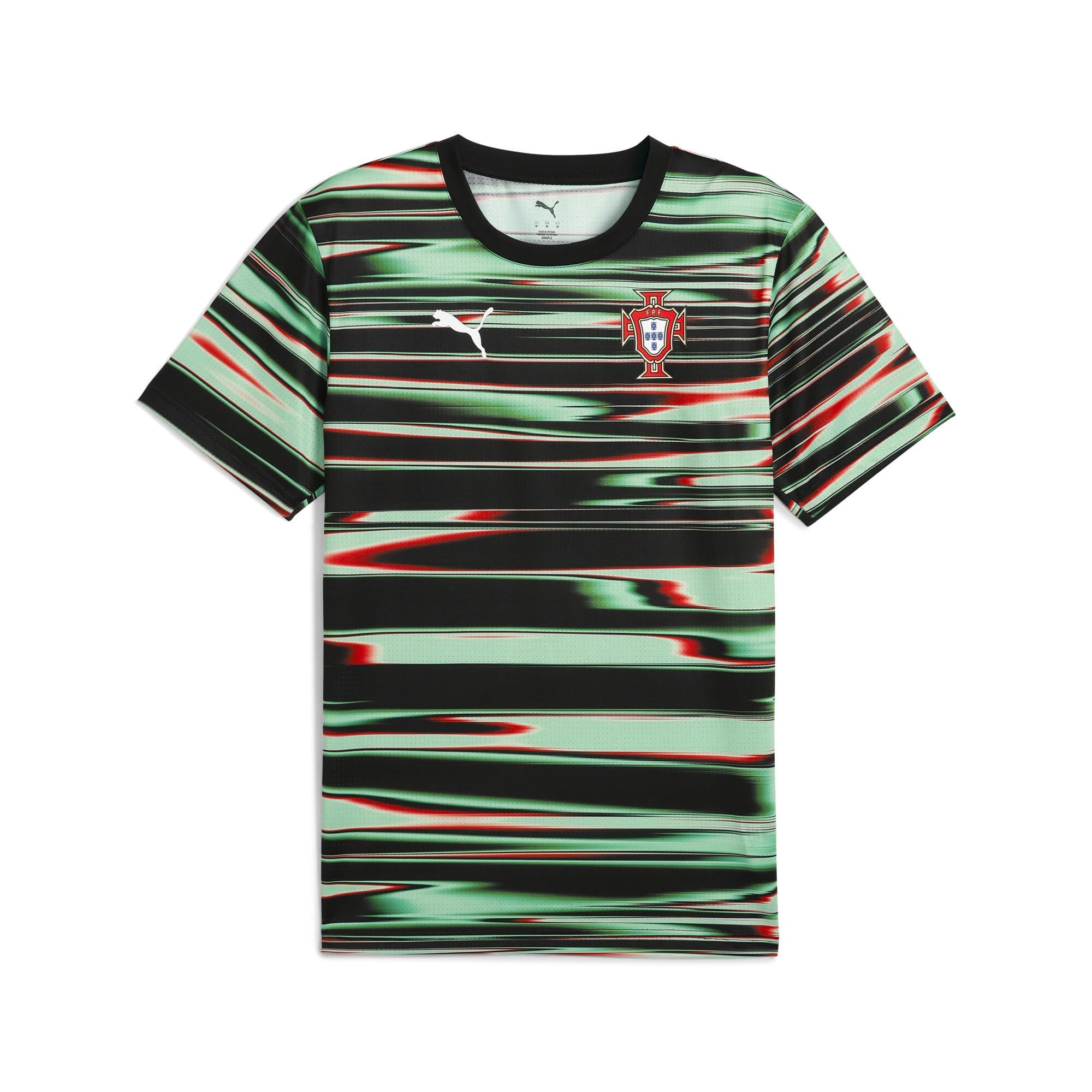 Puma Portugal Pre Match T-Shirt 2025 Adults Black Medium