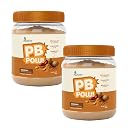 PBPow Original Peanut Butter Powder | Gluten Free, No Artificial Flavour, No GMO | 80% Less Fat | Healthy Snacking For Kids, After Gym, Breakfast| 432g Protein in 850g, Pack Of 2 gallery image