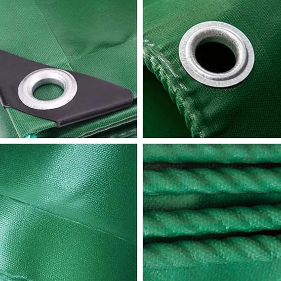 Heavy Duty Waterproof Tarps 3x3ft, Emergency Rain Shelter, Outdoor Cover and Camping Use, Tarps with Grommets Outdoor Garden Patio Curtain Sunscreen Tarpaulins