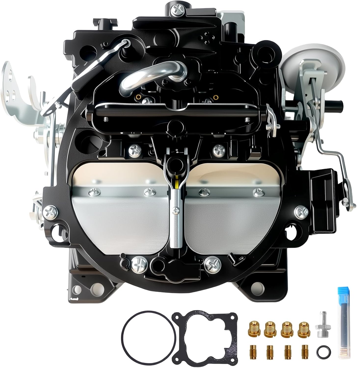 17080561 Marine Carburetor for Mercruiser 260 350 Engine Rochester Quadrajet 4 Barrel Replacement Compatible with MCM 260, Mercury Marine 5.7L V8