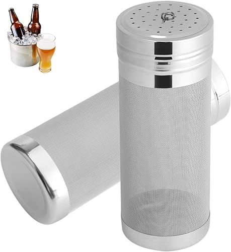 Miniatura 4 de Filtro de cerveza hop, cesta seca de elaboración de cerveza colador de tolva de tetera Filtro de lúpulo de cerveza casera lúpulo de acero inoxidable
