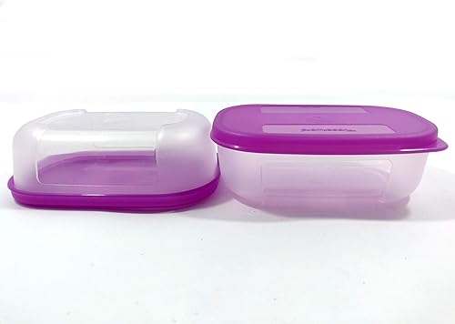 Miniatura 2 de Tupperware Congelador Mini Mate 3.7 fl oz Contenedor de plástico (juego de 4) con pañuelo gratis