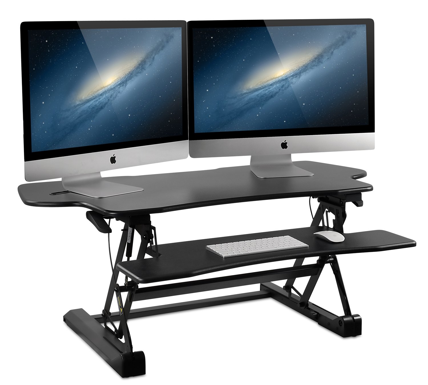 VIVO Standing 32 inch Desk Converter, Height Adjustable Riser, Sit to