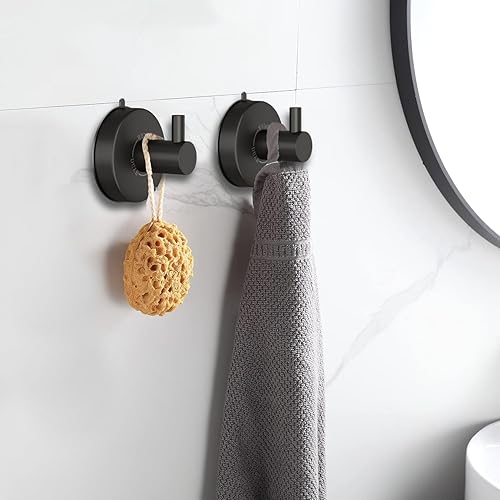 Miniatura 8 de DGYB - Ganchos con ventosa para cocina, baño, regadera, azulejos, espejos de cristal o como toalleros, tienen un gran poder de succión y son