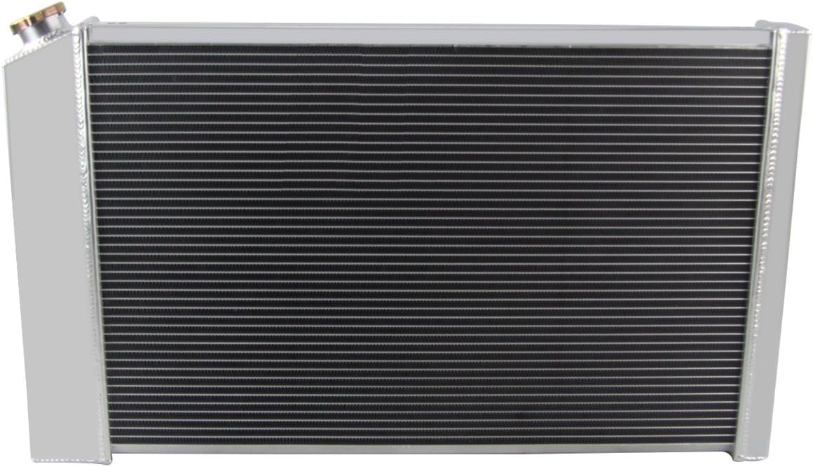 Primecooling 62MM 4 Row Aluminum Radiator for GMC Buick, Chevy,Pontiac,Oldsmobile. Multiple GM Models 1970-87