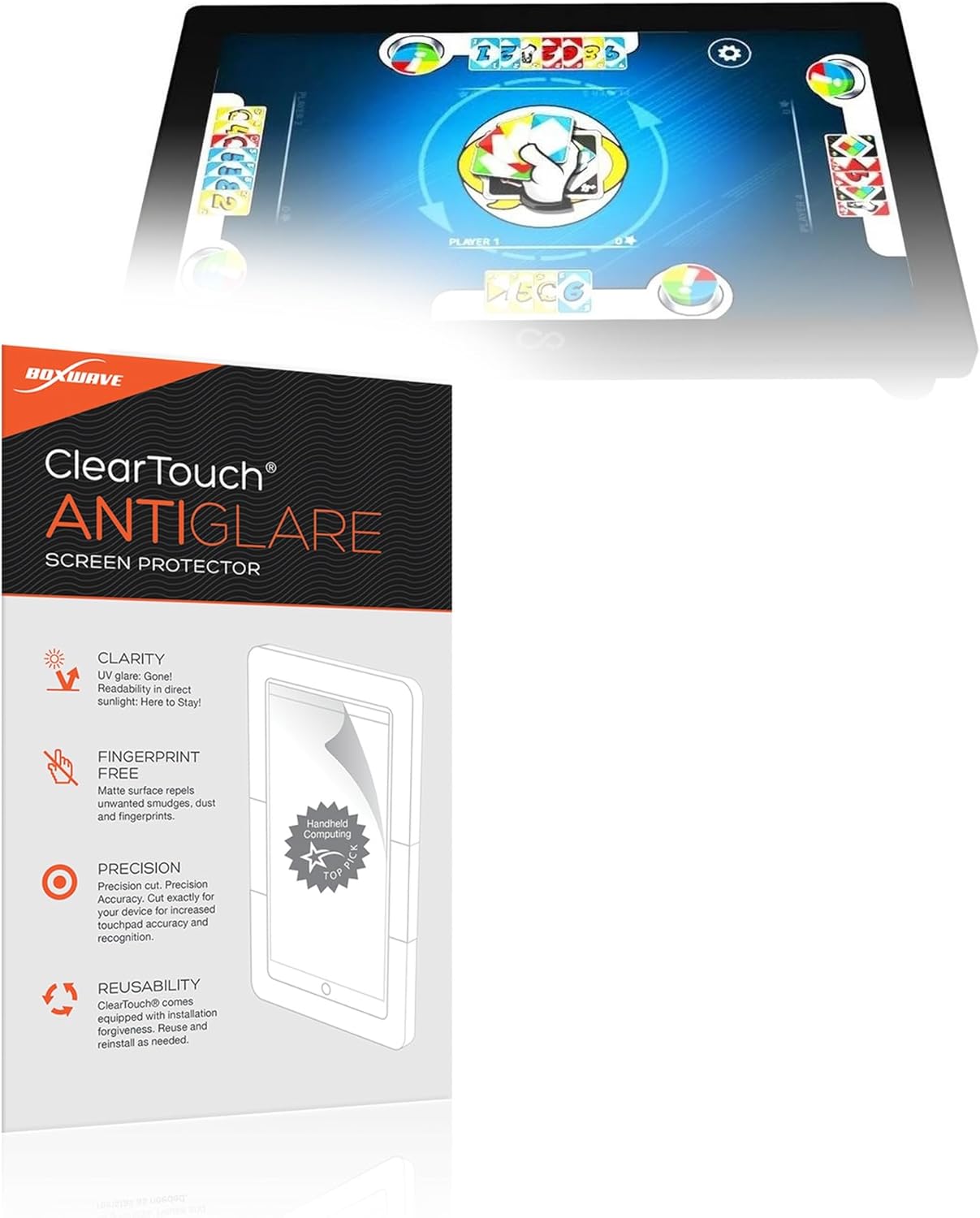 BoxWave Screen Protector Compatible with Arcade1Up Infinity Game Table (32 in) - ClearTouch Crystal (2-Pack), HD Film Skin - Shields from Scratches