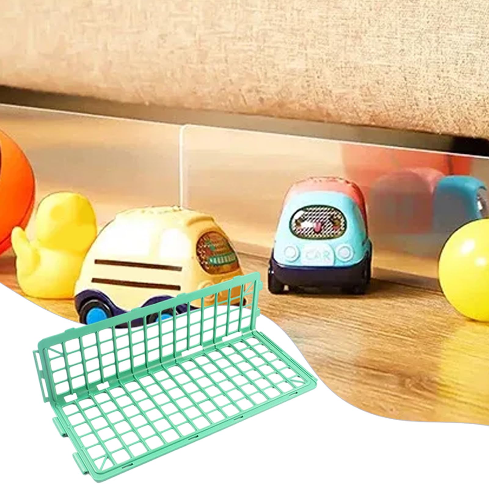 Bloqueadores de Cama para Mascotas | 12 Piezas de Barrera Flexible para Juguetes,Bloqueador para Gatos Bajo Cama Protector De Sofá,para Guardería, Sala de Estar, Sofá, Mostrador, Sillón Reclinable