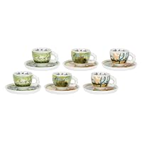 THUN - Set 6 tazzine espresso con piattino, Vogliadi - Porcellana