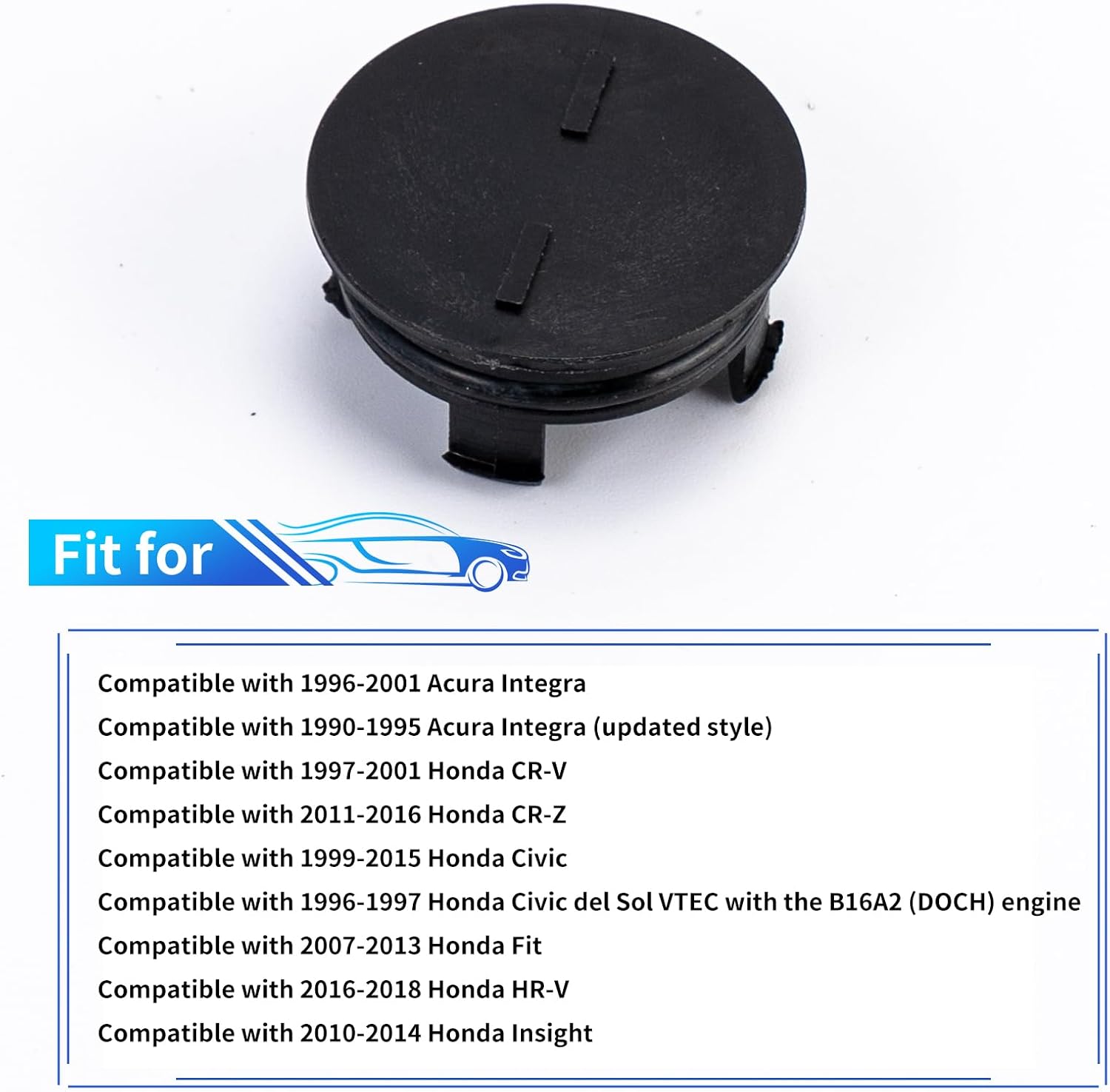 Cylinder Head Cam Plug with Seal 12513-P72-003 for Honda Acura Civic Cr-v SI DX EX LX 1990-2018