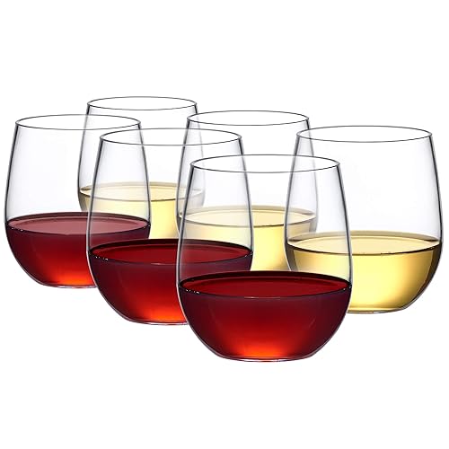 Amazing Abby - Cindy - 14-Ounce Unbreakable Tritan Wine Glasses