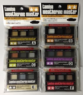 TAMIYA Weathering Master 6-Sets(ABCDEF) [Japan Import]