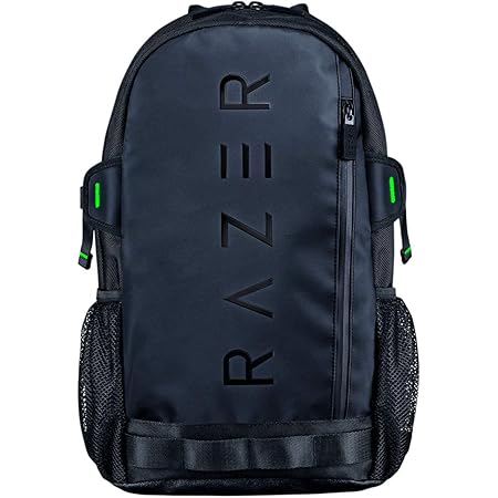 Razer Rogue V3 Backpack (13.3") - Sac à Dos de Voyage Compact (Compartiment pour Ordinateur Portable jusqu'à 15 Pouces, résistant à l'usure, Housse extérieure en Polyester) Noir