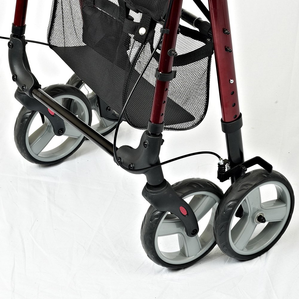 NRS Healthcare M87719 - Andador de cuatro ruedas ligero