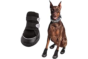 X-Large Dog Shoes with Reflective Safety Straps