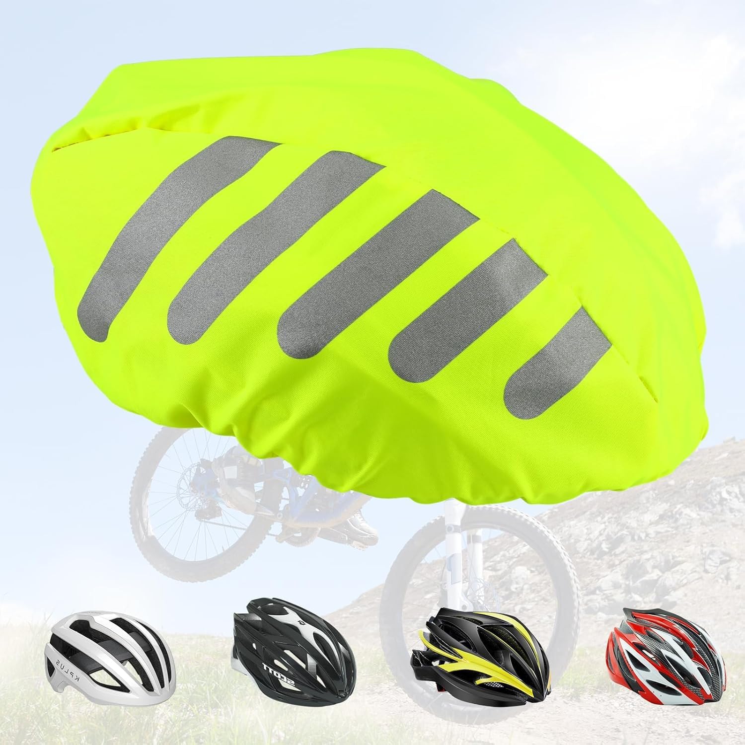 regenhauben für fahrradhelme Miiepls Fahrradhelm Regenüberzug 2 Stück Regenschutz Fahrradhelm Rahmenhöhe:61 CM Urne Zuhause - Die _mechanic_archive_check_1786715948