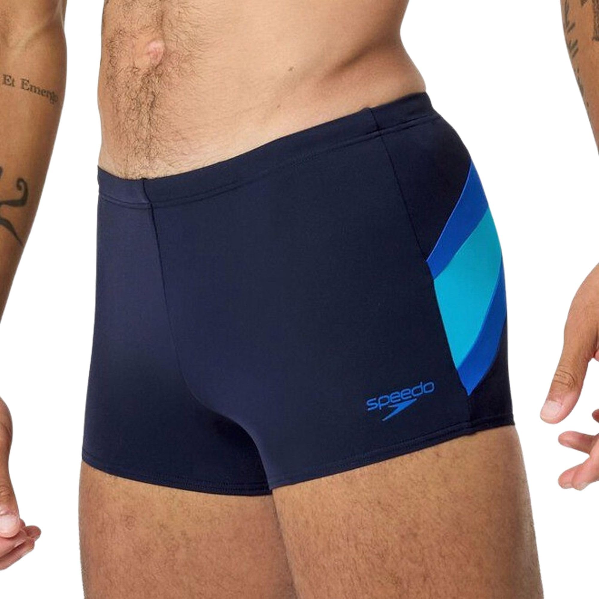 Speedo Men's Hyperboom Aquashort, Navy Blue, 38