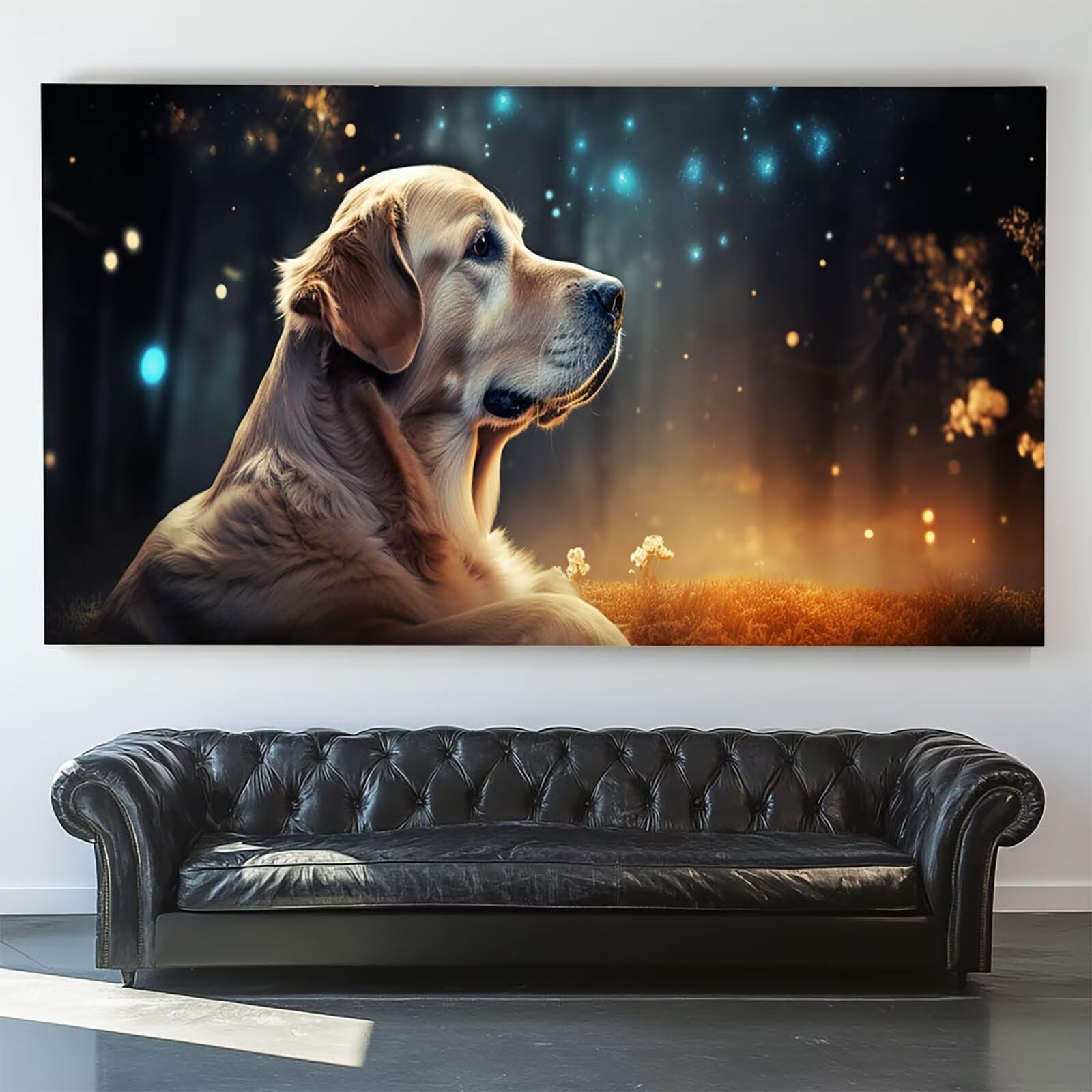 Pintar por Numeros Adultos Animal, Pintar por Numeros Niños Kit Manualidades Adultos Perro Cuadros para Pintar por Numeros Pintura Acrílico, Cuadros Decorativos Regalos Para Mujer 80X160cm 7w-R-5