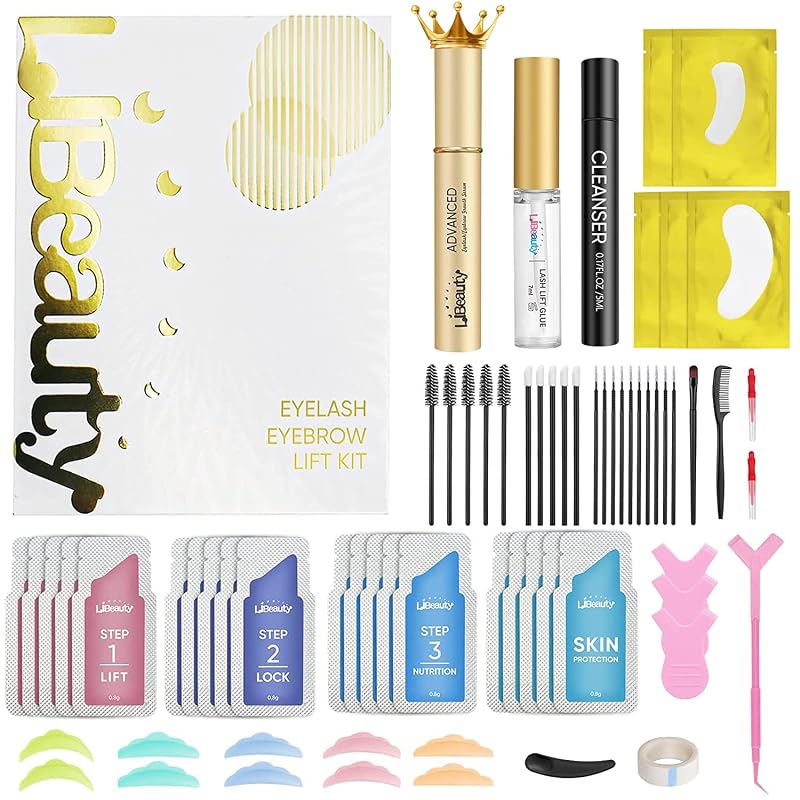 Kit Libeauty para levantamento de cílios e laminação de sobrancelhas